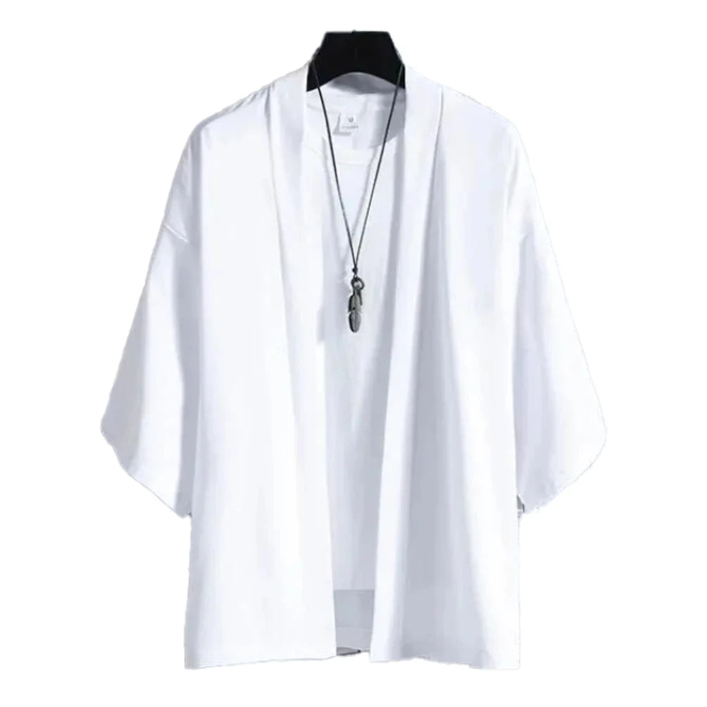 Black Samurai Haori Kimono – Unisex Japanese Style