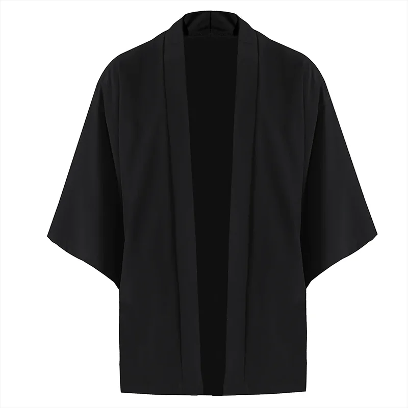 Black Samurai Haori Kimono – Unisex Japanese Style